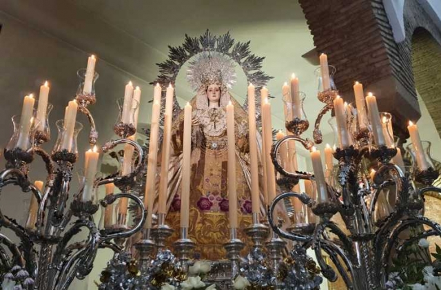 Nuestra Señora de los Dolores y del Rayo./Foto: Jesús Caparrós