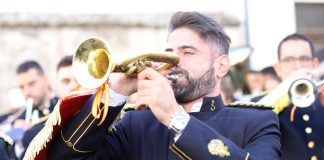 Concierto de la banda de cornetas y tambores de la Salud./Foto: Jesús Caparrós