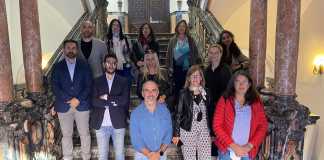 Responsables del proyecto europeo 'E-ducation: teaching and learning after 2020' se reúnen en córdoba./Foto: Fundación Santos Mártires