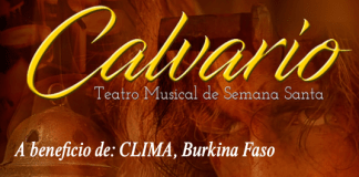 Cartel del musical Calvario.