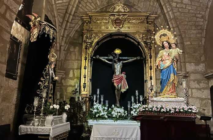 María Auxiliadora en la capilla de Ánimas./Foto: José I. Aguilera