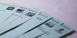 elecciones Detalle de las papeletas de los partidos políticos de cara a las Elecciones, del próximo 19 de junio, a la presidencia de la Junta de Andalucía./Foto: Joaquin Corchero - Europa Press