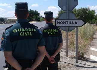 Puesto de la Guardia Civil en Montilla./Foto: Guardia Civil droga