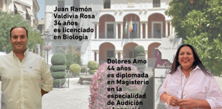 Juan Ramón Valdivia y Dolores Amo. alcaldes
