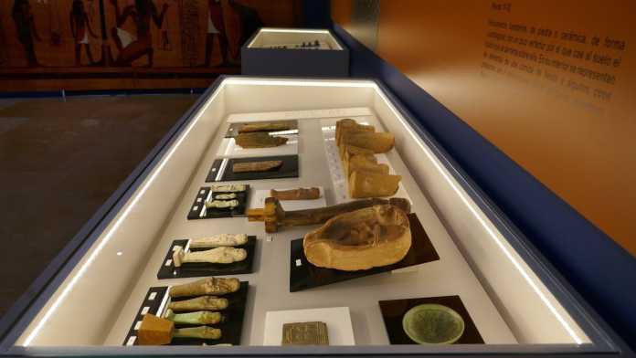 Colección egipcia expuesta en el Museo Arqueológico de Córdoba./Foto: Junta de Andalucía