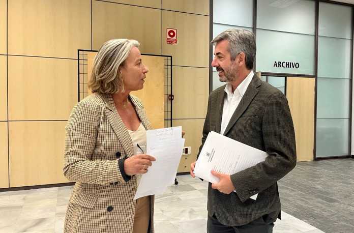 Isabel Albás y Miguel Ángel Torrico./Foto: Ayuntamiento de Córdoba